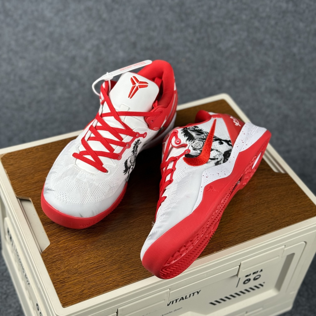 马年战靴 Kobe 8 Protro 踏风而来 白红撞色的凌厉鞋身 HF2793-024-Top High Quatity Cheap Sneakers Fashion Clothing Clothes Bags handbags Shoes of all Brand wholesale With The best Quality And Beautiful Price from China Factory Chinese suppliers wholesaler seller 马年战靴 Kobe 8 Protro 踏风而来 白红撞色的凌厉鞋身 HF2793-024