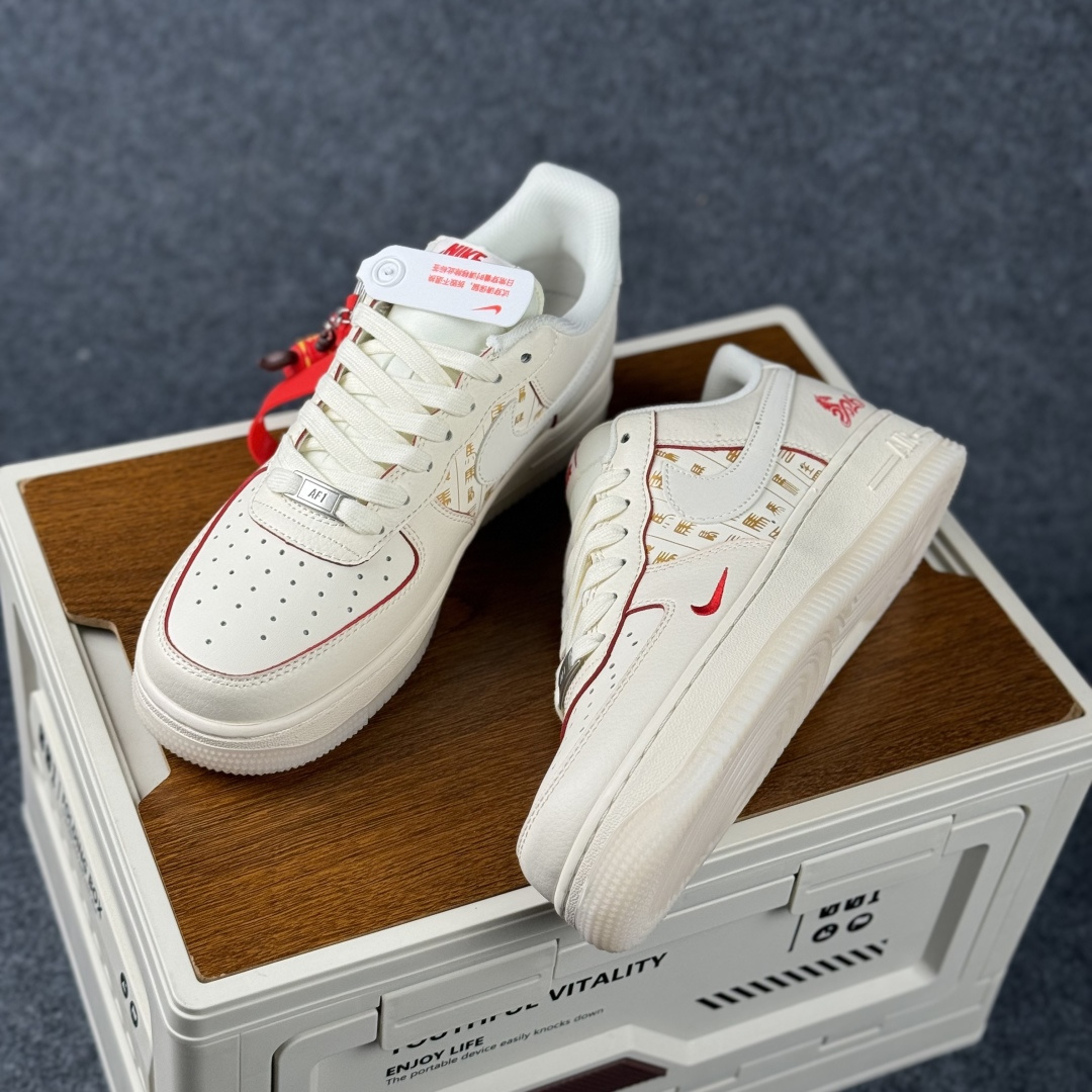 260 Nike Air Force 1'07 Low 马年限定 空军一号低帮休闲板鞋 XT6998-142-Chinese UA Cheap High Quatity Brand Clothes Bags handbags Sneakers wholesale wholesaler seller from China Factory suppliers Fashion Clothing Shoes best Quality Beautiful Price 260 Nike Air Force 1'07 Low 马年限定 空军一号低帮休闲板鞋 XT6998-142