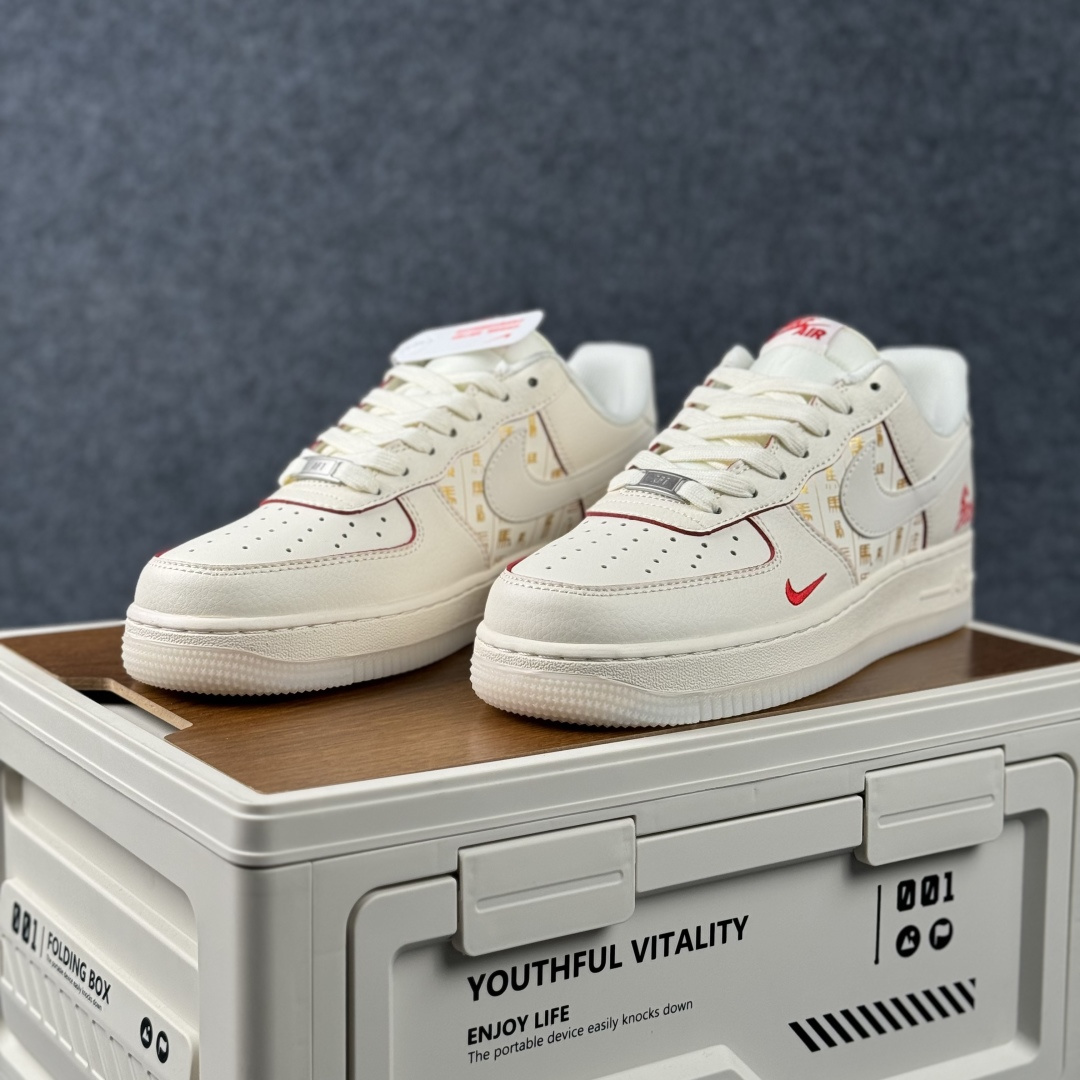 260 Nike Air Force 1'07 Low 马年限定 空军一号低帮休闲板鞋 XT6998-142-Chinese UA Cheap High Quatity Brand Clothes Bags handbags Sneakers wholesale wholesaler seller from China Factory suppliers Fashion Clothing Shoes best Quality Beautiful Price 260 Nike Air Force 1'07 Low 马年限定 空军一号低帮休闲板鞋 XT6998-142