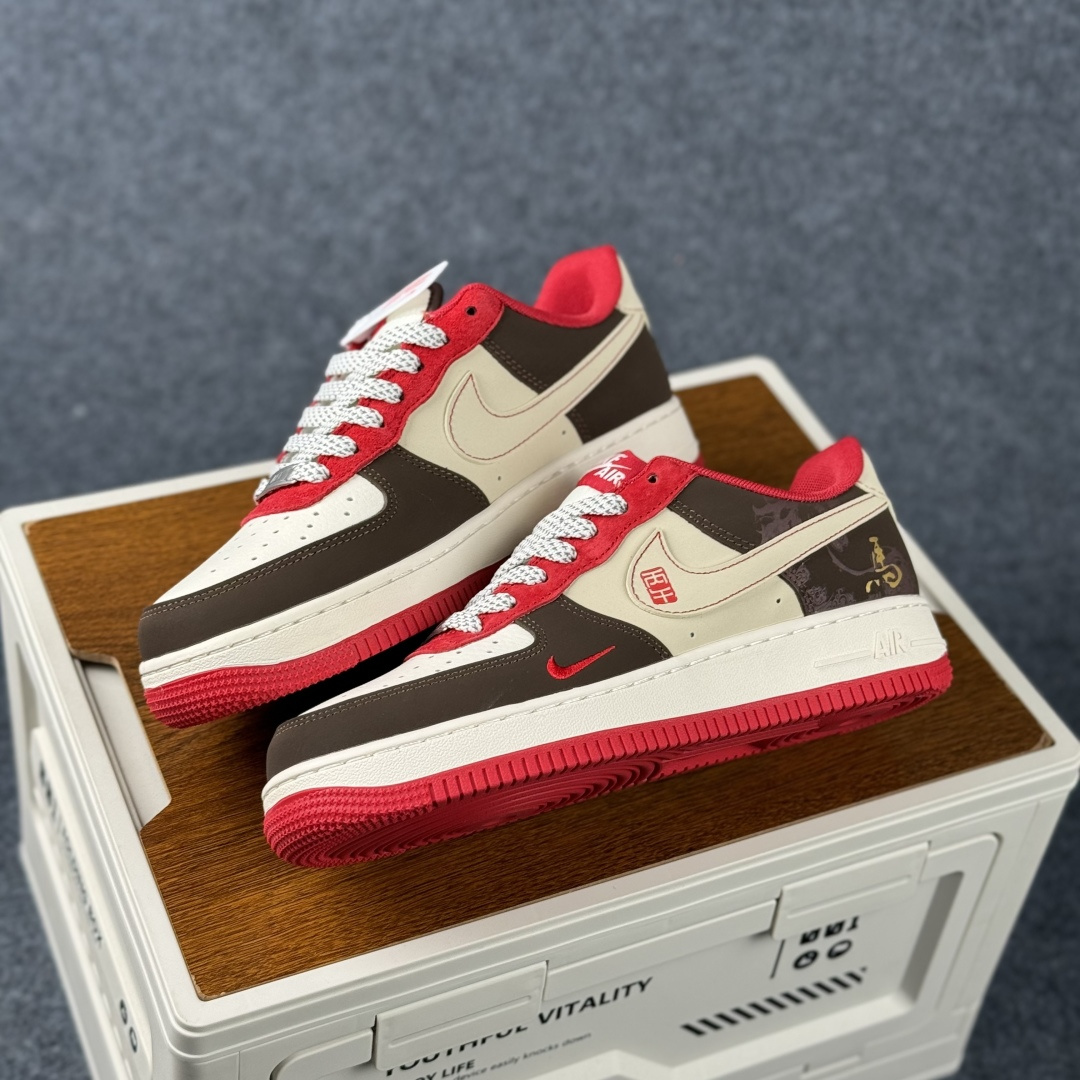 260 Nike Air Force 1'07 Low 马年限定 空军一号低帮休闲板鞋 CX5050-Y83-Chinese UA Cheap High Quatity Brand Clothes Bags handbags Sneakers wholesale wholesaler seller from China Factory suppliers Fashion Clothing Shoes best Quality Beautiful Price 260 Nike Air Force 1'07 Low 马年限定 空军一号低帮休闲板鞋 CX5050-Y83