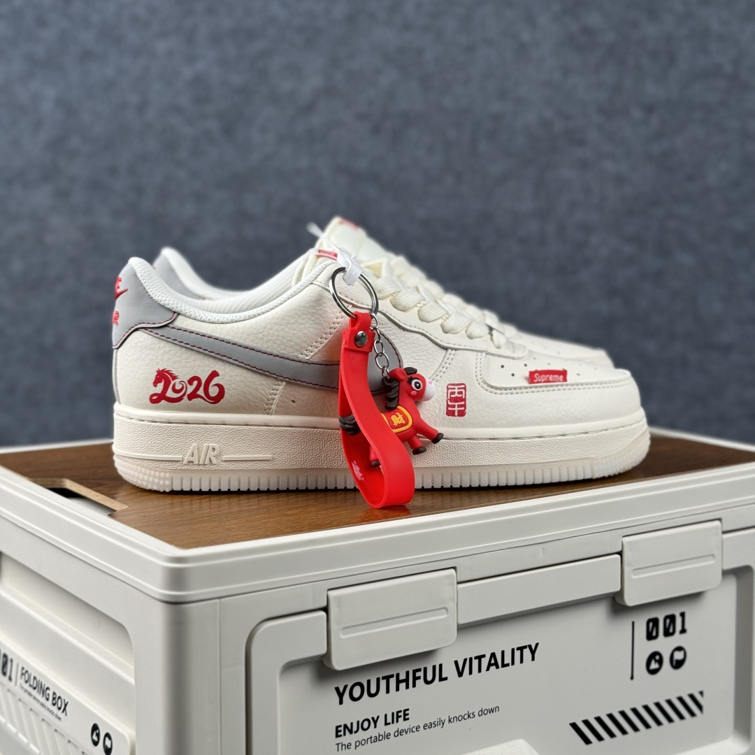 260 Nike Air Force 1'07 Low 马年限定 空军一号低帮休闲板鞋 CX5050-Y87-Chinese UA Cheap High Quatity Brand Clothes Bags handbags Sneakers wholesale wholesaler seller from China Factory suppliers Fashion Clothing Shoes best Quality Beautiful Price 260 Nike Air Force 1'07 Low 马年限定 空军一号低帮休闲板鞋 CX5050-Y87