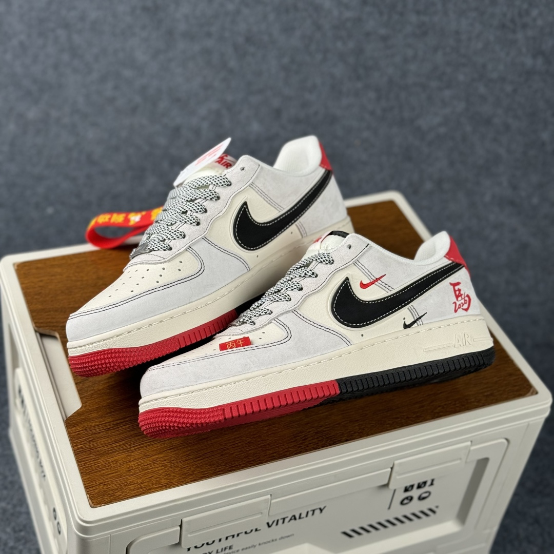 260 Nike Air Force 1'07 Low 马年限定 空军一号低帮休闲板鞋 CX5050-Y90-Chinese UA Cheap High Quatity Brand Clothes Bags handbags Sneakers wholesale wholesaler seller from China Factory suppliers Fashion Clothing Shoes best Quality Beautiful Price 260 Nike Air Force 1'07 Low 马年限定 空军一号低帮休闲板鞋 CX5050-Y90