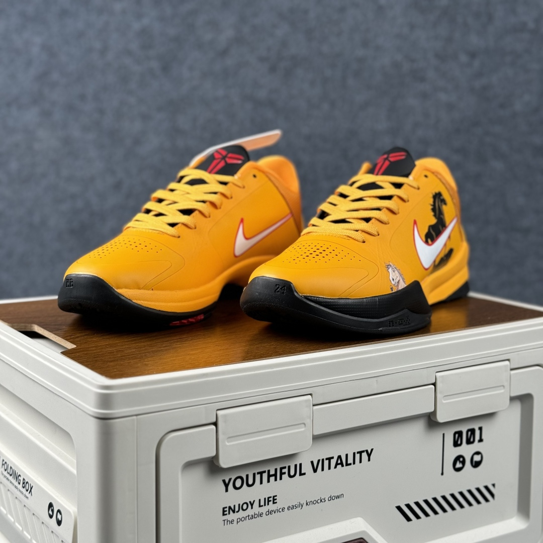 360 Kobe 5 Protro「鎏金马年」限定 紫金锋芒 一马当先 CD4991-862