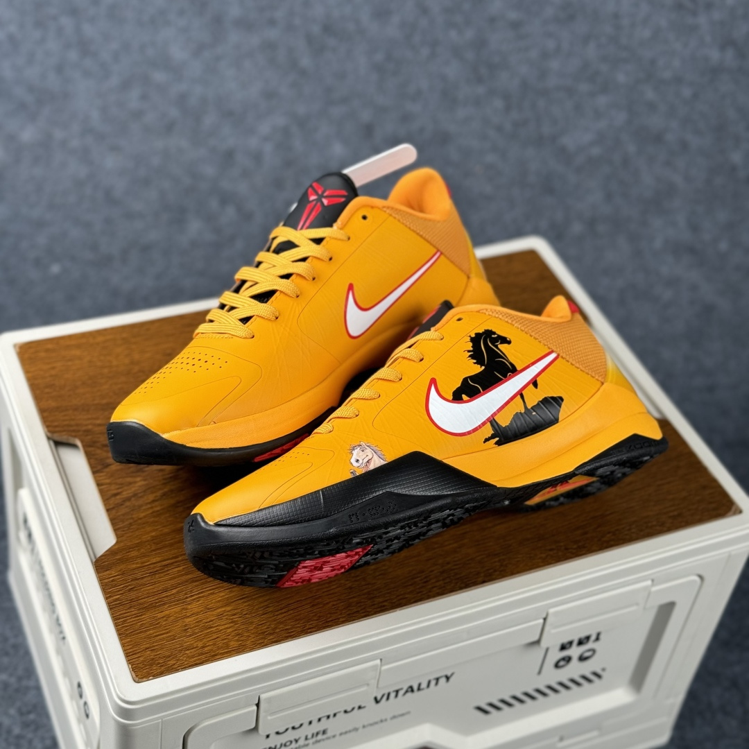 360 Kobe 5 Protro「鎏金马年」限定 紫金锋芒 一马当先 CD4991-862