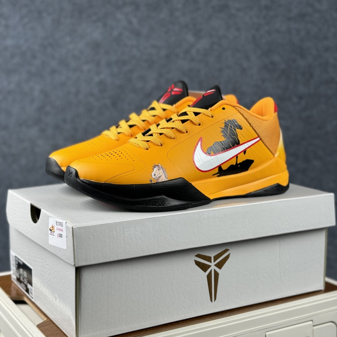 360 Kobe 5 Protro「鎏金马年」限定 紫金锋芒 一马当先 CD4991-862