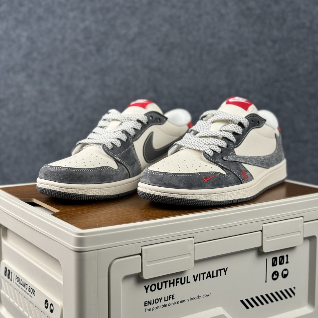 280 Air Jordan 1 Low AJ1 乔1 马年限定 高端定制 低帮倒钩复古篮球鞋 XT6998-161