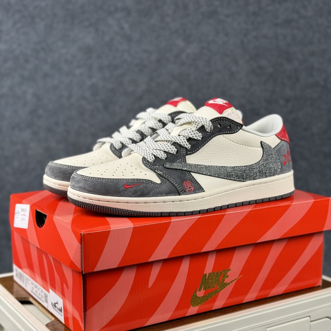 280 Air Jordan 1 Low AJ1 乔1 马年限定 高端定制 低帮倒钩复古篮球鞋 XT6998-161