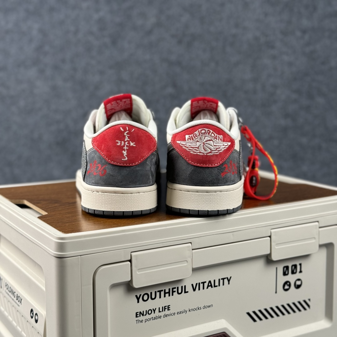 280 Air Jordan 1 Low AJ1 乔1 马年限定 高端定制 低帮倒钩复古篮球鞋 XT6998-161