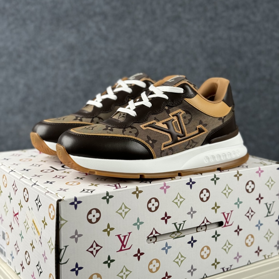 Louis Vuitton Classic 2025秋天系列 路易威登LV 低帮 圆头系带低邦经典走秀休闲鞋