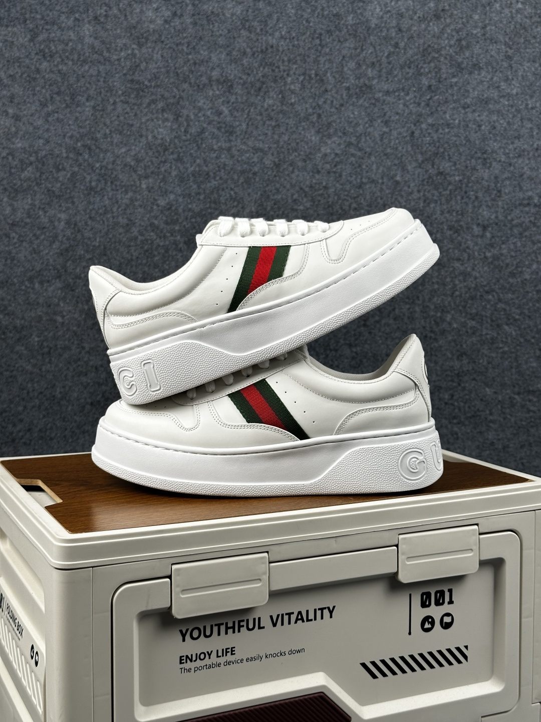 GUCCI古驰 Chunky 二代饼干鞋 35-45 情侣款 2026早春新款 848307 UPG40 9064