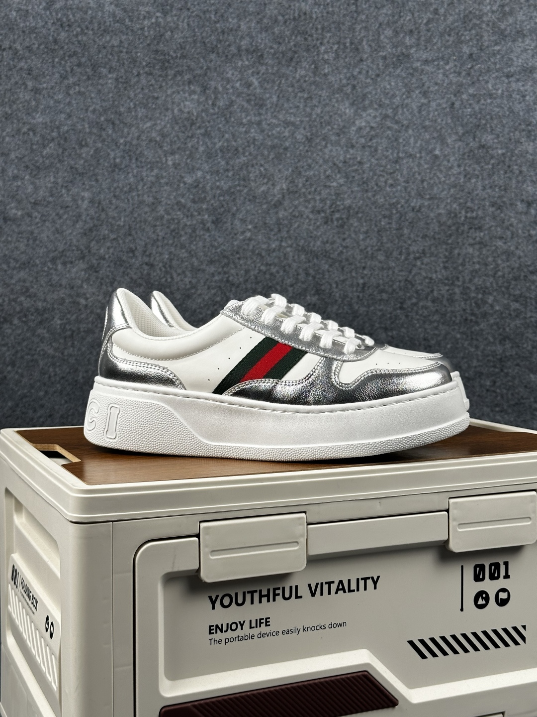 400 GUCCI古驰 Chunky 二代饼干鞋 35-45 情侣款 2026早春新款 848307 AAFMN 8147