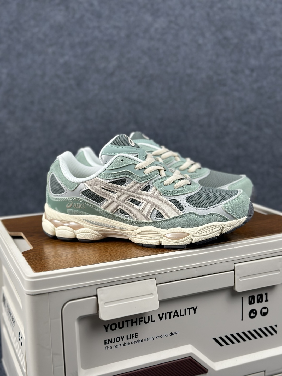 Asics GEL-N”Ivy/Smoke Grey” 亚瑟士 网布绒面革 舒适 轻量 耐磨 低帮 生活休闲鞋 1203A383-302 Asics GEL-N”Ivy/Smoke Grey” 亚瑟士 网布绒面革 舒适 轻量 耐磨 低帮 生活休闲鞋 1203A383-302