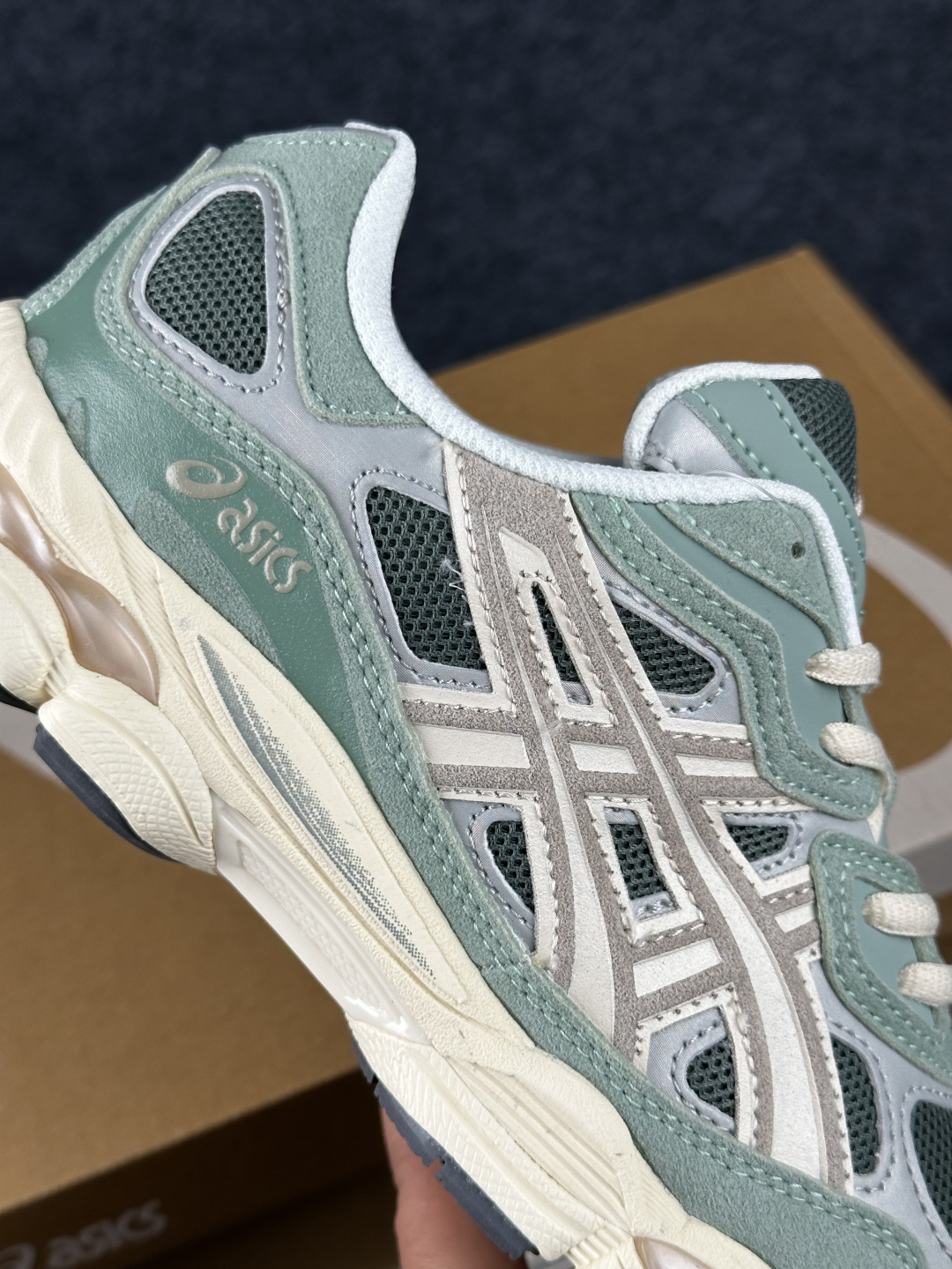 Asics GEL-N”Ivy/Smoke Grey” 亚瑟士 网布绒面革 舒适 轻量 耐磨 低帮 生活休闲鞋 1203A383-302 Asics GEL-N”Ivy/Smoke Grey” 亚瑟士 网布绒面革 舒适 轻量 耐磨 低帮 生活休闲鞋 1203A383-302