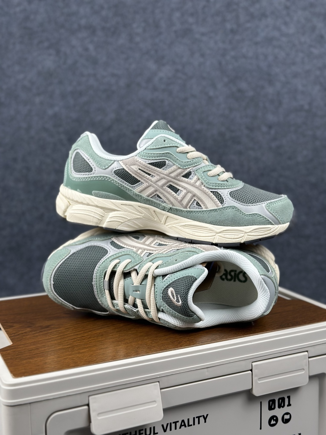 Asics GEL-N”Ivy/Smoke Grey” 亚瑟士 网布绒面革 舒适 轻量 耐磨 低帮 生活休闲鞋 1203A383-302 Asics GEL-N”Ivy/Smoke Grey” 亚瑟士 网布绒面革 舒适 轻量 耐磨 低帮 生活休闲鞋 1203A383-302
