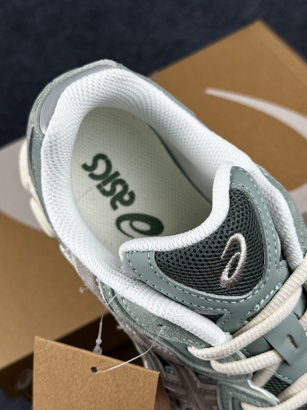 Asics GEL-N”Ivy/Smoke Grey” 亚瑟士 网布绒面革 舒适 轻量 耐磨 低帮 生活休闲鞋 1203A383-302 Asics GEL-N”Ivy/Smoke Grey” 亚瑟士 网布绒面革 舒适 轻量 耐磨 低帮 生活休闲鞋 1203A383-302