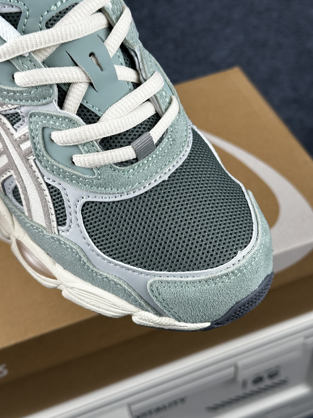 Asics GEL-N”Ivy/Smoke Grey” 亚瑟士 网布绒面革 舒适 轻量 耐磨 低帮 生活休闲鞋 1203A383-302 Asics GEL-N”Ivy/Smoke Grey” 亚瑟士 网布绒面革 舒适 轻量 耐磨 低帮 生活休闲鞋 1203A383-302