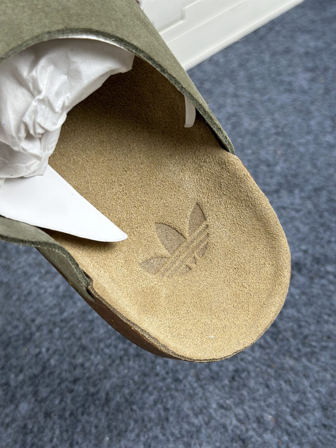 240 HZ版Adidas originals Adimule 舒适百搭 防磨包头一脚蹬拖鞋 IH6907