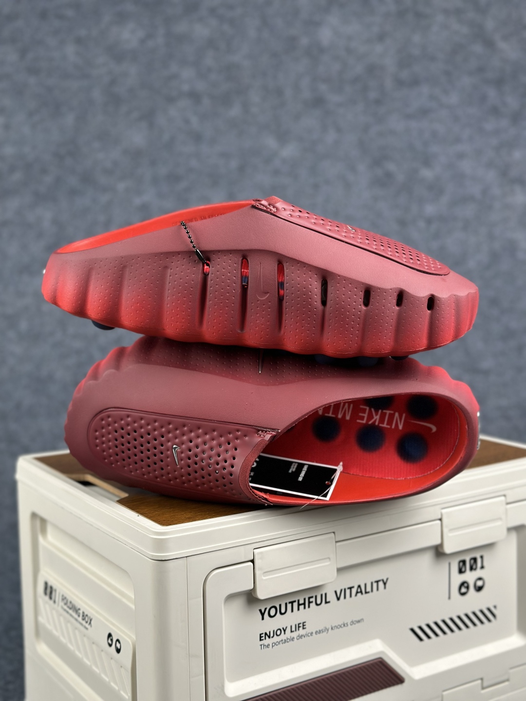 RL正确版出货 Nike Mind 001 深红拖鞋 神经科学足底按摩包头拖鞋 HQ4307-601-Top High Quatity Cheap Sneakers Fashion Clothing Clothes Bags handbags Shoes of all Brand wholesale With The best Quality And Beautiful Price from China Factory Chinese suppliers wholesaler seller RL正确版出货 Nike Mind 001 深红拖鞋 神经科学足底按摩包头拖鞋 HQ4307-601