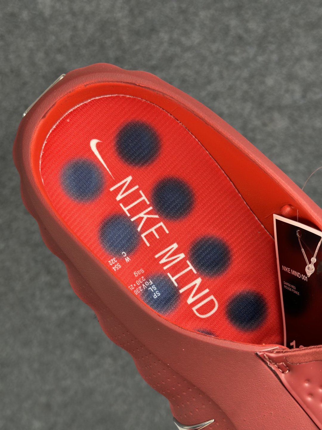 RL正确版出货 Nike Mind 001 深红拖鞋 神经科学足底按摩包头拖鞋 HQ4307-601-Top High Quatity Cheap Sneakers Fashion Clothing Clothes Bags handbags Shoes of all Brand wholesale With The best Quality And Beautiful Price from China Factory Chinese suppliers wholesaler seller RL正确版出货 Nike Mind 001 深红拖鞋 神经科学足底按摩包头拖鞋 HQ4307-601