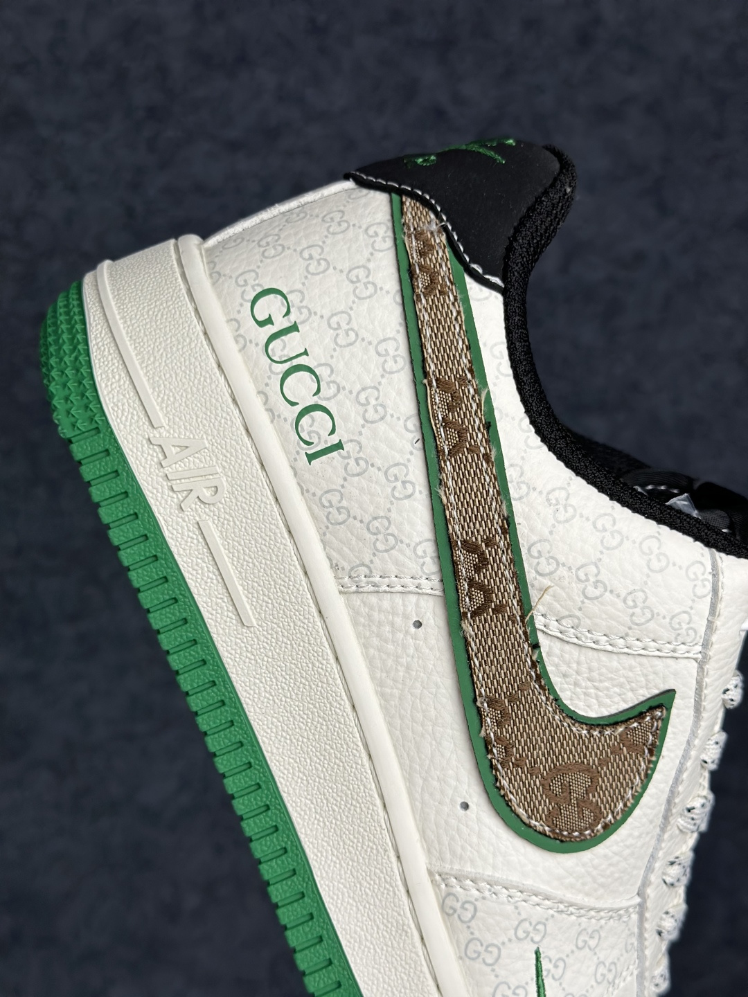 Gucci x Air Force 1 Low 印花白绿棕 MM3399-822-Top High Quatity Cheap Sneakers Fashion Clothing Clothes Bags handbags Shoes of all Brand wholesale With The best Quality And Beautiful Price from China Factory Chinese suppliers wholesaler seller Gucci x Air Force 1 Low 印花白绿棕 MM3399-822