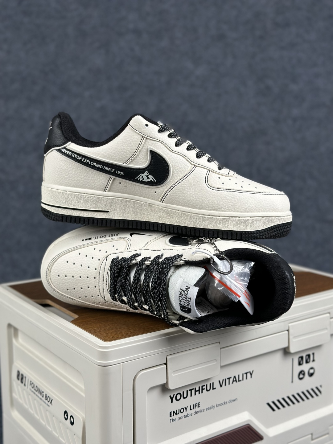 TNF x Air Force 1 Low 米白黑 DD1982-343-Top High Quatity Cheap Sneakers Fashion Clothing Clothes Bags handbags Shoes of all Brand wholesale With The best Quality And Beautiful Price from China Factory Chinese suppliers wholesaler seller TNF x Air Force 1 Low 米白黑 DD1982-343