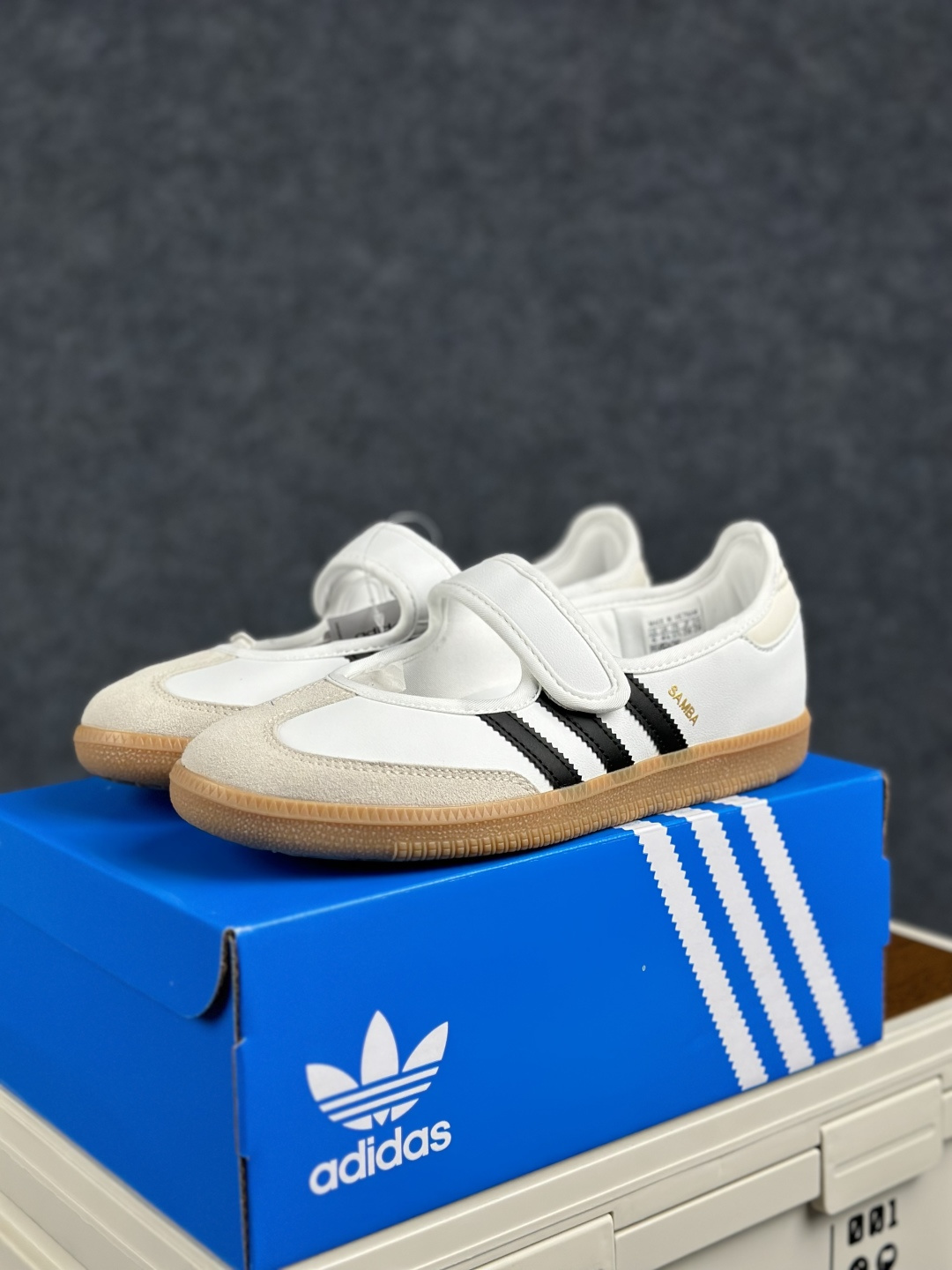 Adidas Originals Samba Jane 阿迪达斯 桑巴德训 玛丽珍舞鞋 JR1402 白色-Top High Quatity Cheap Sneakers Fashion Clothing Clothes Bags handbags Shoes of all Brand wholesale With The best Quality And Beautiful Price from China Factory Chinese suppliers wholesaler seller Adidas Originals Samba Jane 阿迪达斯 桑巴德训 玛丽珍舞鞋 JR1402 白色