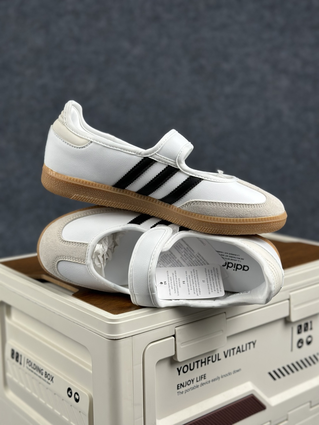 Adidas Originals Samba Jane 阿迪达斯 桑巴德训 玛丽珍舞鞋 JR1402 白色-Top High Quatity Cheap Sneakers Fashion Clothing Clothes Bags handbags Shoes of all Brand wholesale With The best Quality And Beautiful Price from China Factory Chinese suppliers wholesaler seller Adidas Originals Samba Jane 阿迪达斯 桑巴德训 玛丽珍舞鞋 JR1402 白色