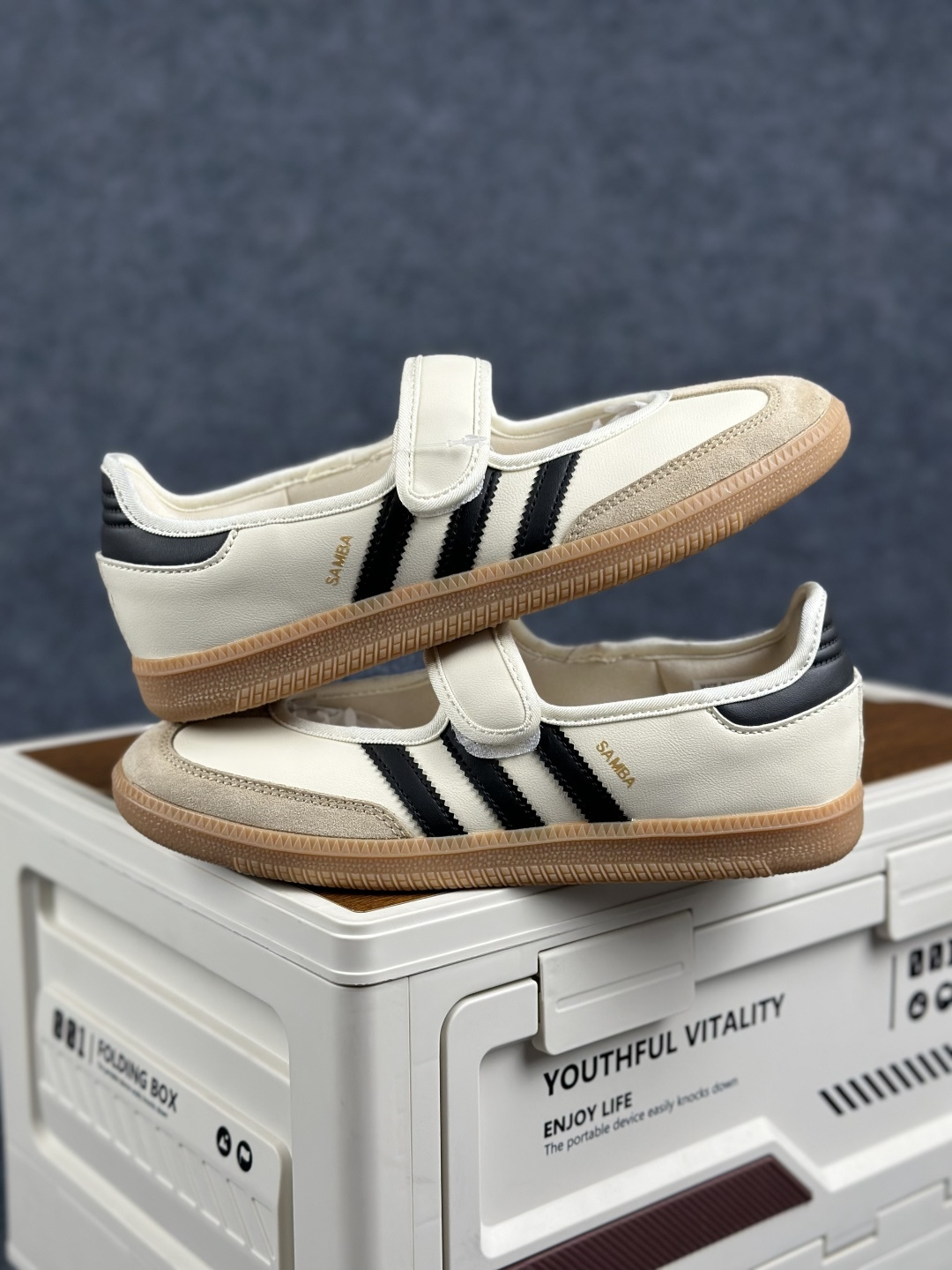 Adidas Originals Samba Jane 阿迪达斯 桑巴德训 玛丽珍舞鞋 JR7338 米色-Top High Quatity Cheap Sneakers Fashion Clothing Clothes Bags handbags Shoes of all Brand wholesale With The best Quality And Beautiful Price from China Factory Chinese suppliers wholesaler seller Adidas Originals Samba Jane 阿迪达斯 桑巴德训 玛丽珍舞鞋 JR7338 米色