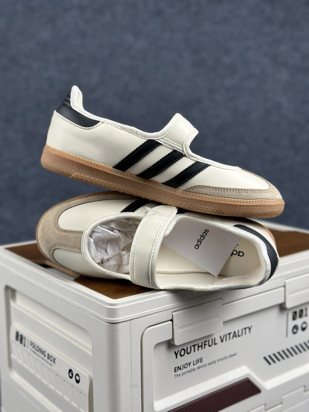 Adidas Originals Samba Jane 阿迪达斯 桑巴德训 玛丽珍舞鞋 JR7338 米色-Top High Quatity Cheap Sneakers Fashion Clothing Clothes Bags handbags Shoes of all Brand wholesale With The best Quality And Beautiful Price from China Factory Chinese suppliers wholesaler seller Adidas Originals Samba Jane 阿迪达斯 桑巴德训 玛丽珍舞鞋 JR7338 米色