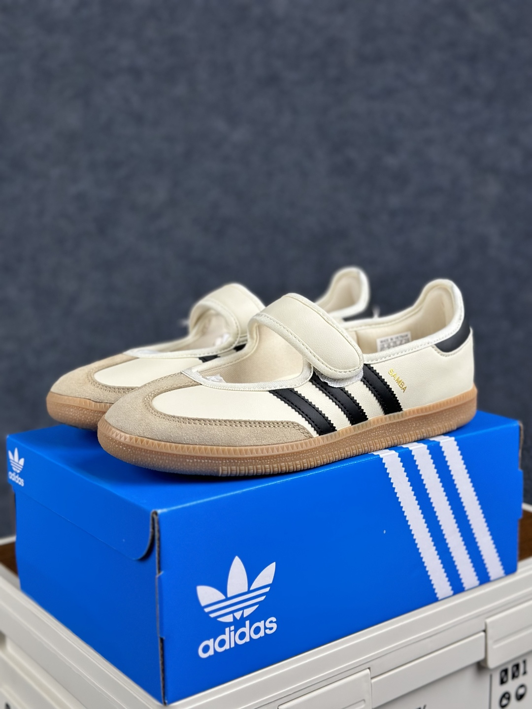 Adidas Originals Samba Jane 阿迪达斯 桑巴德训 玛丽珍舞鞋 JR7338 米色-Top High Quatity Cheap Sneakers Fashion Clothing Clothes Bags handbags Shoes of all Brand wholesale With The best Quality And Beautiful Price from China Factory Chinese suppliers wholesaler seller Adidas Originals Samba Jane 阿迪达斯 桑巴德训 玛丽珍舞鞋 JR7338 米色