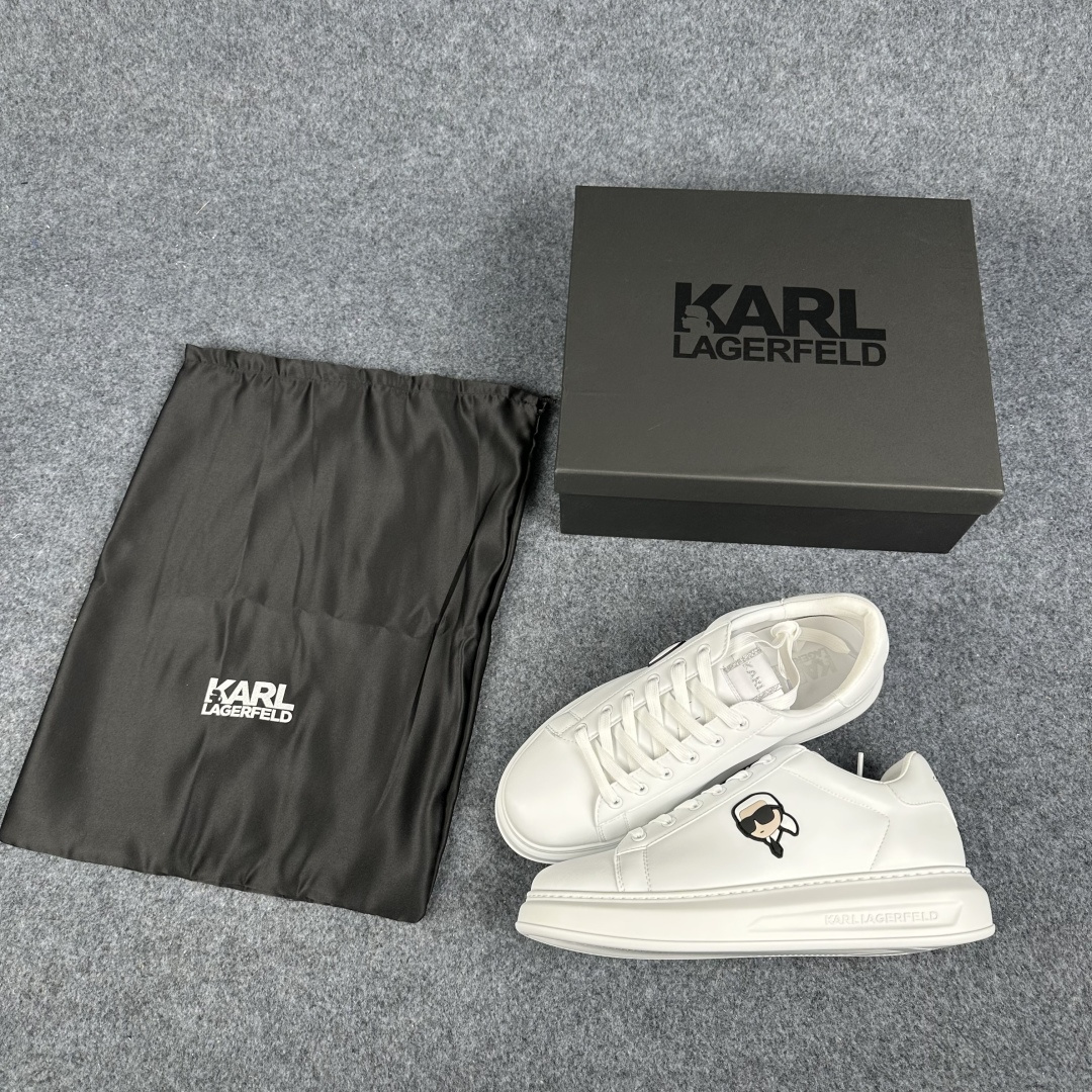 广东纯原版本 KARLLAGERFELD 卡尔·拉格斐 经典款厚底小白鞋-Top High Quatity Cheap Sneakers Fashion Clothing Clothes Bags handbags Shoes of all Brand wholesale With The best Quality And Beautiful Price from China Factory Chinese suppliers wholesaler seller 广东纯原版本 KARLLAGERFELD 卡尔·拉格斐 经典款厚底小白鞋