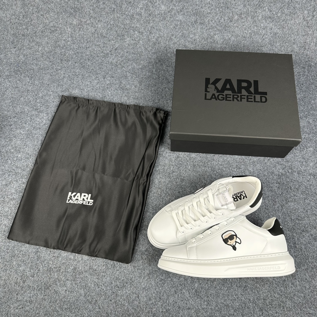 广东纯原版本 KARLLAGERFELD 卡尔·拉格斐 经典款厚底小白鞋-Top High Quatity Cheap Sneakers Fashion Clothing Clothes Bags handbags Shoes of all Brand wholesale With The best Quality And Beautiful Price from China Factory Chinese suppliers wholesaler seller 广东纯原版本 KARLLAGERFELD 卡尔·拉格斐 经典款厚底小白鞋