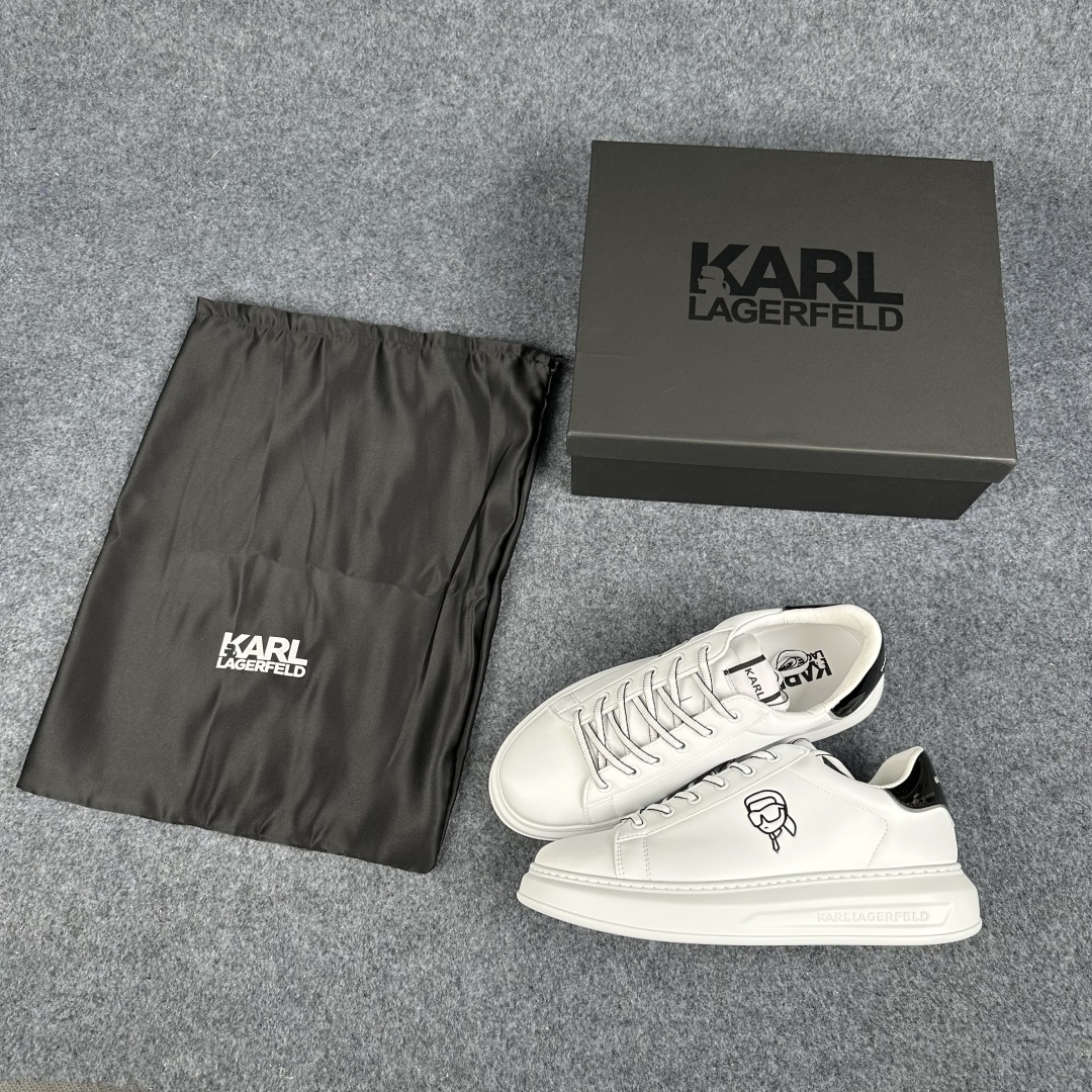 广东纯原版本 KARLLAGERFELD 卡尔·拉格斐 经典款厚底小白鞋-Top High Quatity Cheap Sneakers Fashion Clothing Clothes Bags handbags Shoes of all Brand wholesale With The best Quality And Beautiful Price from China Factory Chinese suppliers wholesaler seller 广东纯原版本 KARLLAGERFELD 卡尔·拉格斐 经典款厚底小白鞋