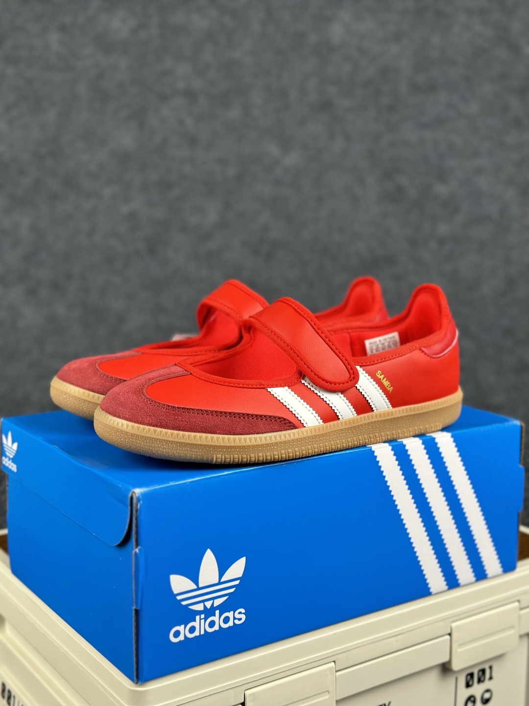 Adidas Originals Samba Jane 阿迪达斯 桑巴德训 玛丽珍舞鞋 JQ6446 红色-Top High Quatity Cheap Sneakers Fashion Clothing Clothes Bags handbags Shoes of all Brand wholesale With The best Quality And Beautiful Price from China Factory Chinese suppliers wholesaler seller Adidas Originals Samba Jane 阿迪达斯 桑巴德训 玛丽珍舞鞋 JQ6446 红色