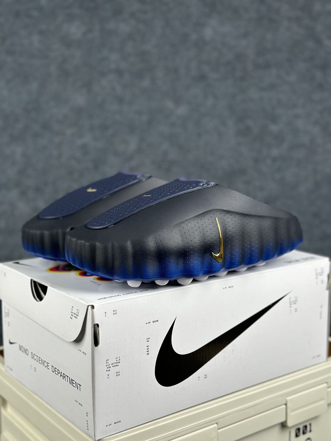 RL正确版出货 Nike Mind 001 深蓝拖鞋 神经科学足底按摩包头拖鞋 IQ4307-400-Top High Quatity Cheap Sneakers Fashion Clothing Clothes Bags handbags Shoes of all Brand wholesale With The best Quality And Beautiful Price from China Factory Chinese suppliers wholesaler seller RL正确版出货 Nike Mind 001 深蓝拖鞋 神经科学足底按摩包头拖鞋 IQ4307-400