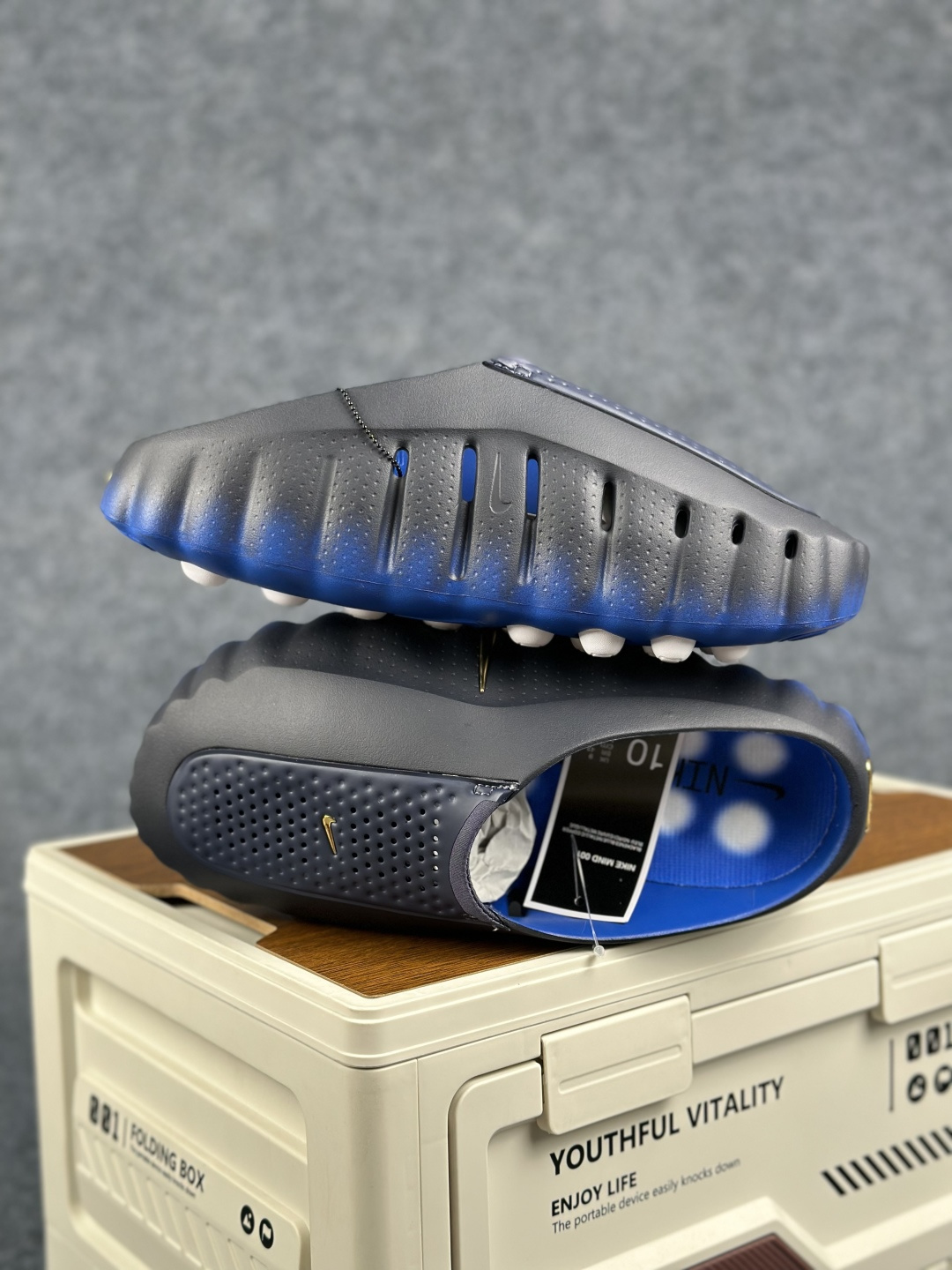 RL正确版出货 Nike Mind 001 深蓝拖鞋 神经科学足底按摩包头拖鞋 IQ4307-400-Top High Quatity Cheap Sneakers Fashion Clothing Clothes Bags handbags Shoes of all Brand wholesale With The best Quality And Beautiful Price from China Factory Chinese suppliers wholesaler seller RL正确版出货 Nike Mind 001 深蓝拖鞋 神经科学足底按摩包头拖鞋 IQ4307-400
