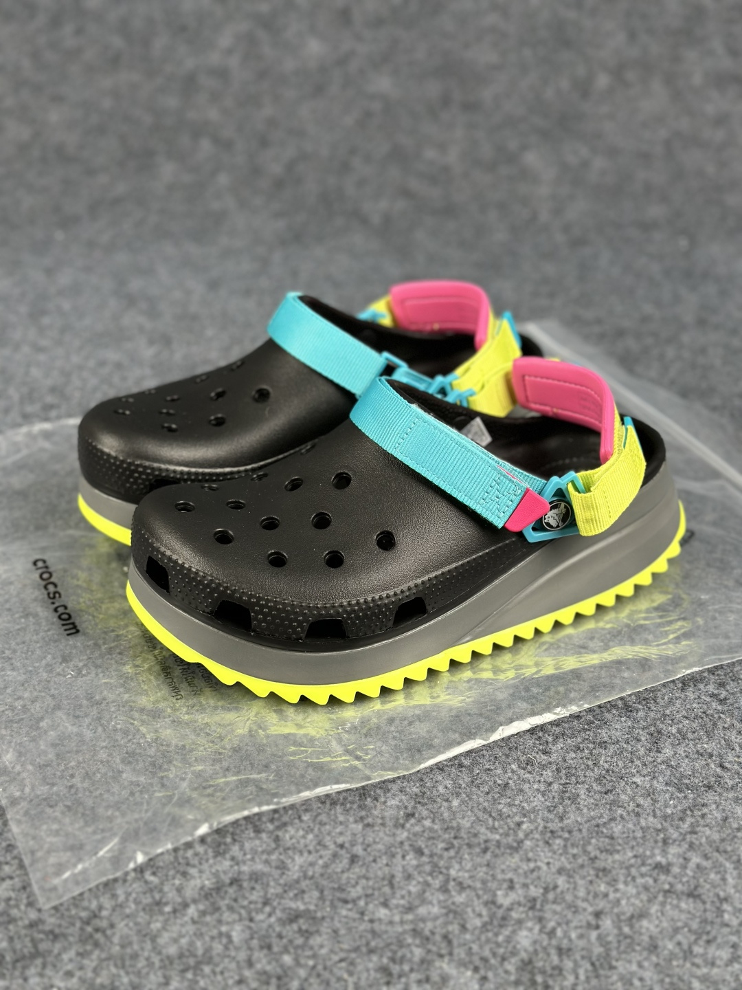 默认软包 鞋盒+5 Crocs 经典酷走厚底洞洞鞋(彩底扎染款)-Top High Quatity Cheap Sneakers Fashion Clothing Clothes Bags handbags Shoes of all Brand wholesale With The best Quality And Beautiful Price from China Factory Chinese suppliers wholesaler seller 默认软包 鞋盒+5 Crocs 经典酷走厚底洞洞鞋(彩底扎染款)