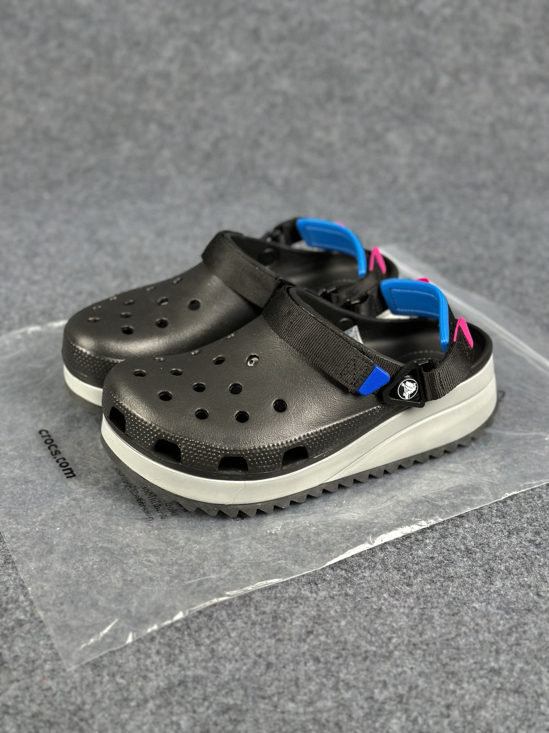 默认软包 鞋盒+5 Crocs 经典酷走厚底洞洞鞋(彩底扎染款)-Top High Quatity Cheap Sneakers Fashion Clothing Clothes Bags handbags Shoes of all Brand wholesale With The best Quality And Beautiful Price from China Factory Chinese suppliers wholesaler seller 默认软包 鞋盒+5 Crocs 经典酷走厚底洞洞鞋(彩底扎染款)