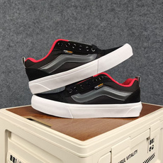 虎扑版!Vans Knu-Skool 低帮 KK54 纯原级别外贸订单!万斯经典 硫化翻毛皮板鞋 粗宽立体标 正品海鸥线 虎扑版!Vans Knu-Skool 低帮 KK54 纯原级别外贸订单!万斯经典 硫化翻毛皮板鞋 粗宽立体标 正品海鸥线