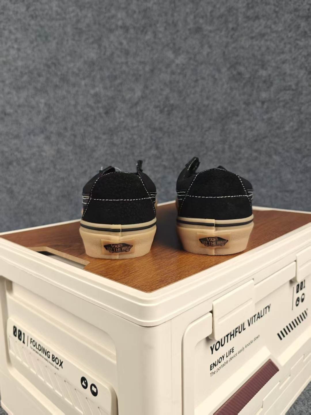 虎扑版！Vans Sk8-Low 低帮 K18V 纯原级别外贸订单！万斯经典 硫化帆布板鞋 正品海鸥线 鞋头包边完美 钢