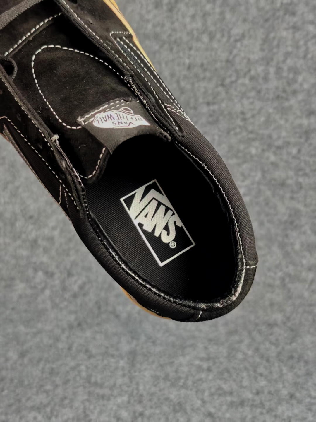 虎扑版！Vans Sk8-Low 低帮 K18V 纯原级别外贸订单！万斯经典 硫化帆布板鞋 正品海鸥线 鞋头包边完美 钢