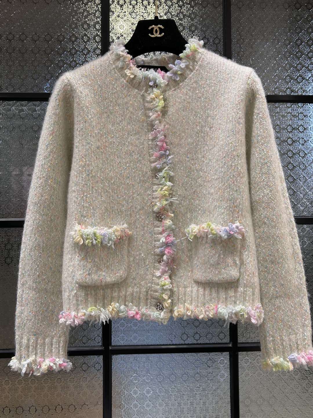 Chanel Multicolor Knit Cardigan, Women's Apparel, Size 36-40 2 cmp a1758101607077 7160