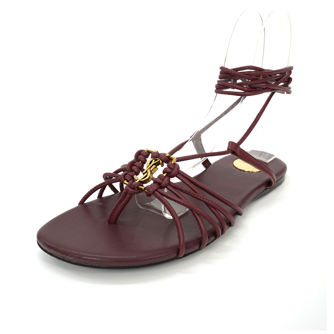 Yves Saint Laurent YSL Sandals: Classic Design with Unique Knitting and High-Fashion Appeal - 图片 1