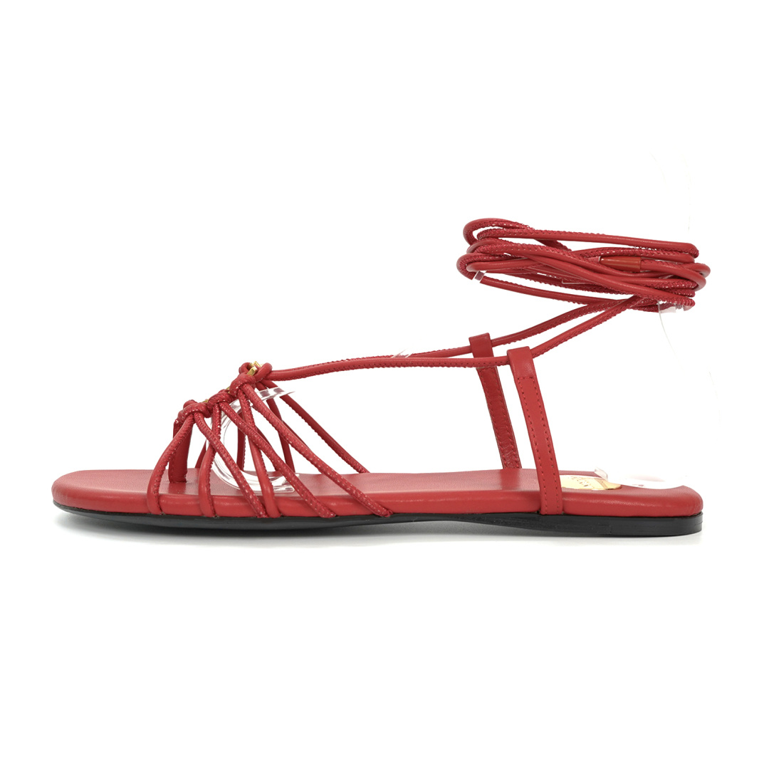 Yves Saint Laurent Sandals: Classic Design with Staggered Corsets and Gold Logo Decorations - 图片 5