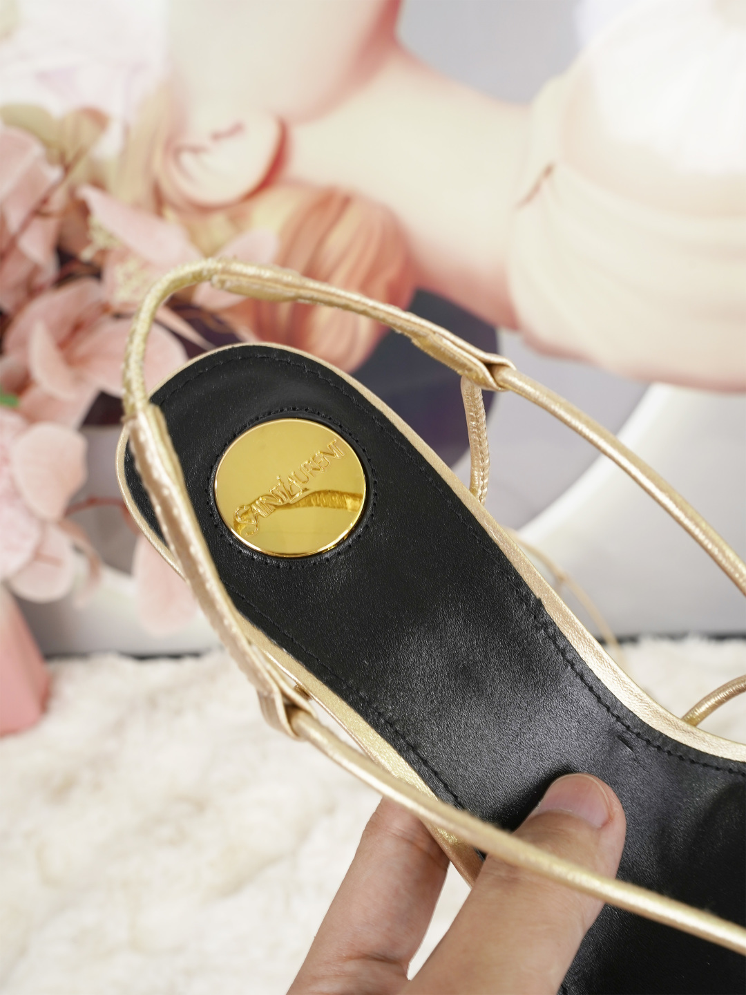 Saint Laurent Haute Couture Classic Luxury Leather Shoe Ref
