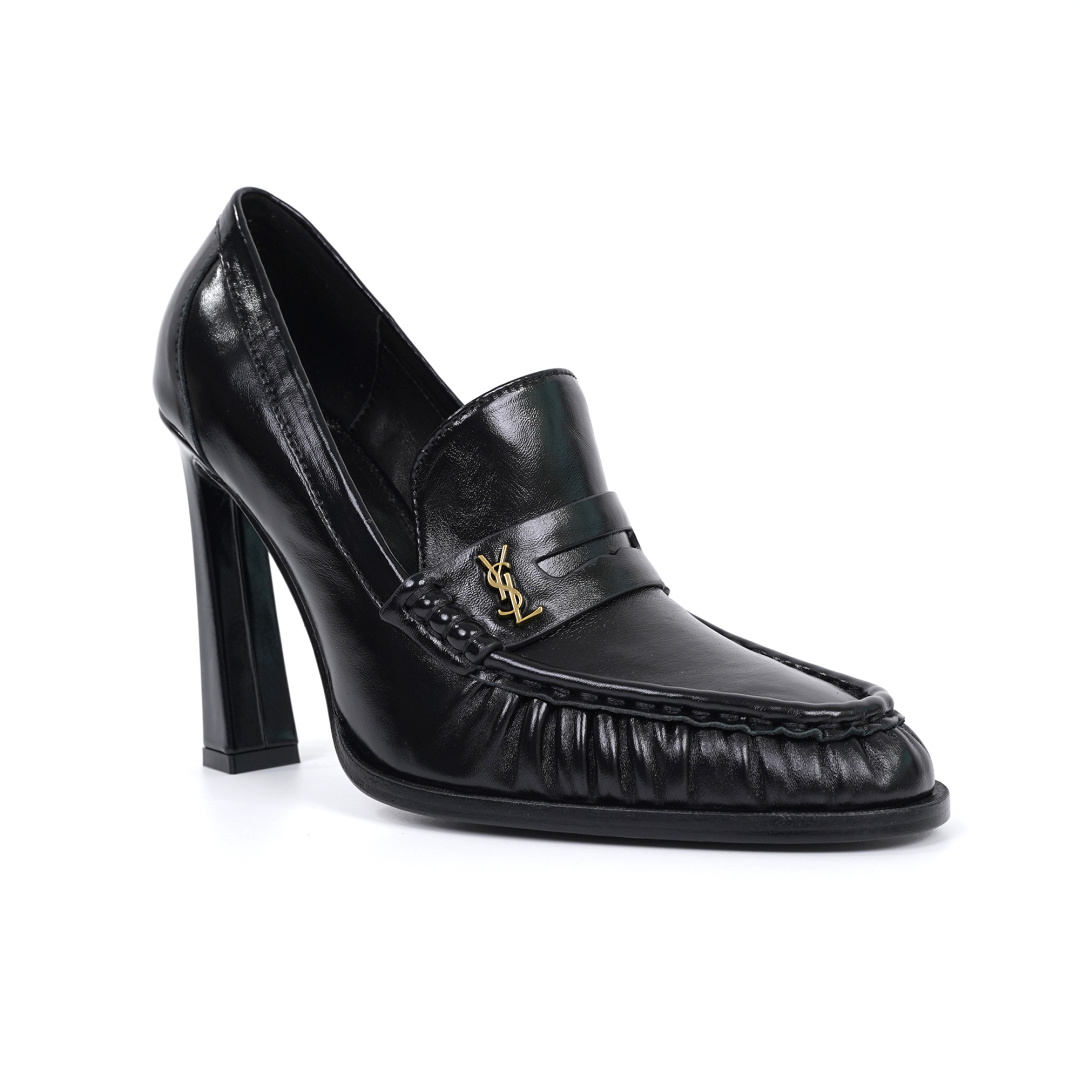 Saint Laurent Classic Luxury Leather Shoe Loafer Ref 5