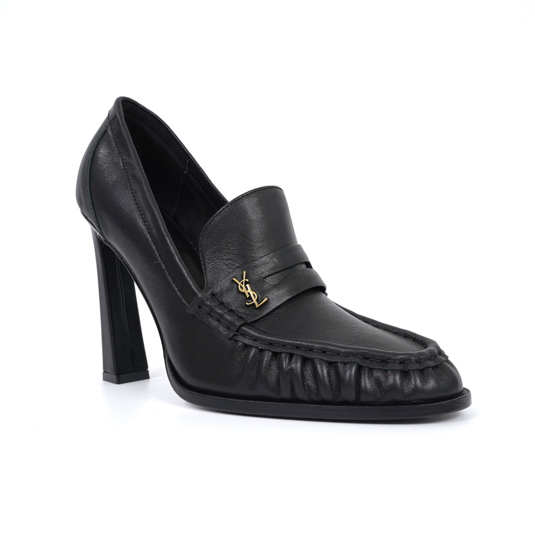 Saint Laurent Classic Luxury Leather Shoe Loafer Ref 6