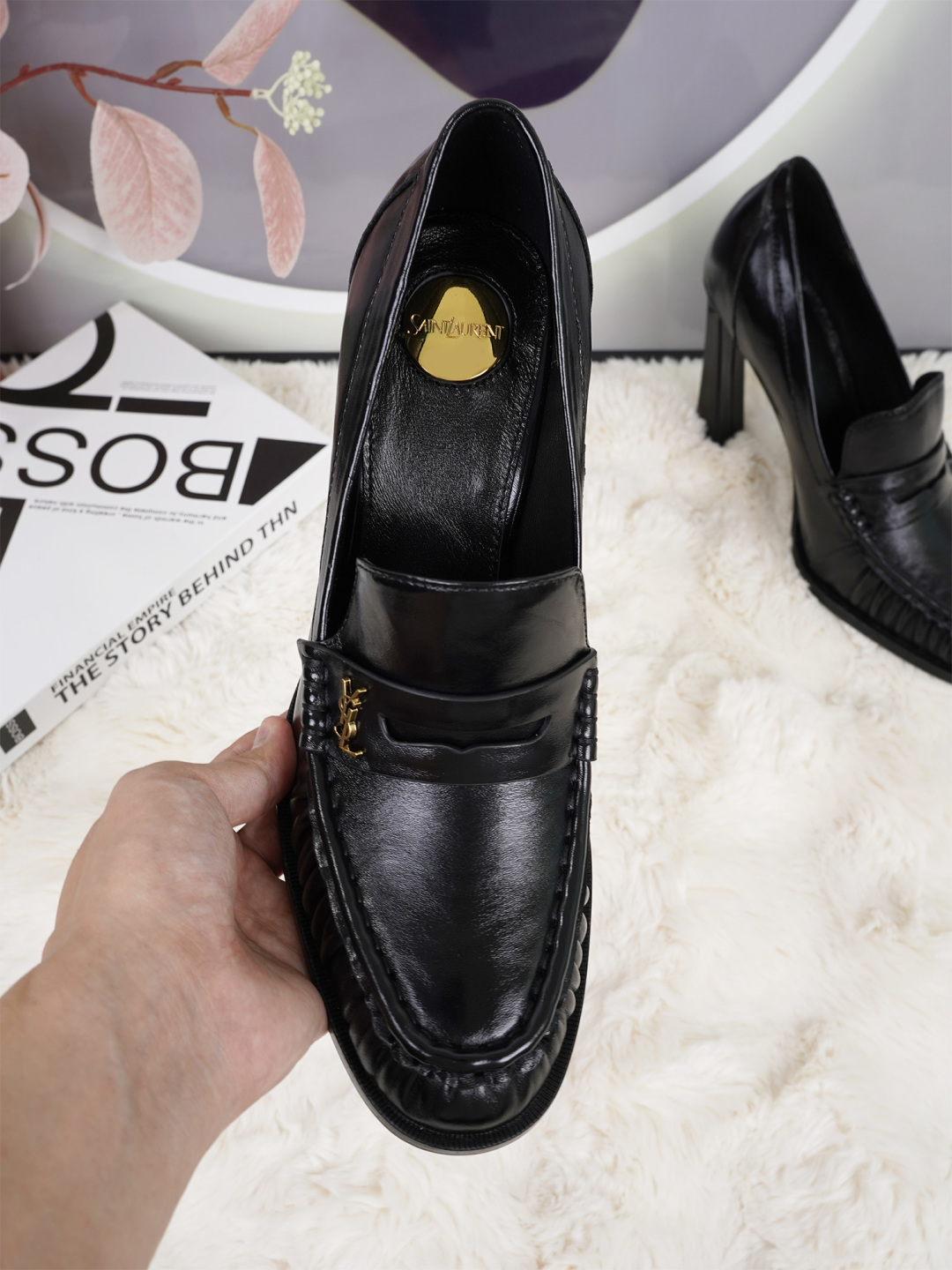 Saint Laurent Classic Luxury Leather Shoe Loafer Ref.56D4010C 5