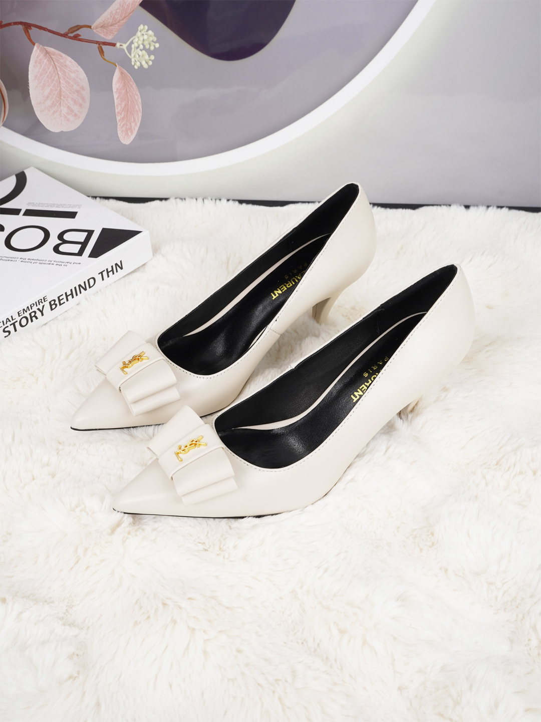 Saint Laurent Classic Luxury Leather Shoe Loafer Shoes Ref 6
