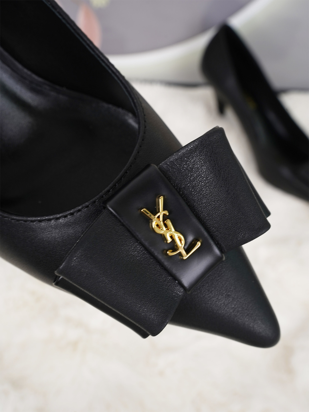 Saint Laurent 圣罗兰」YSL小尖头单鞋 3